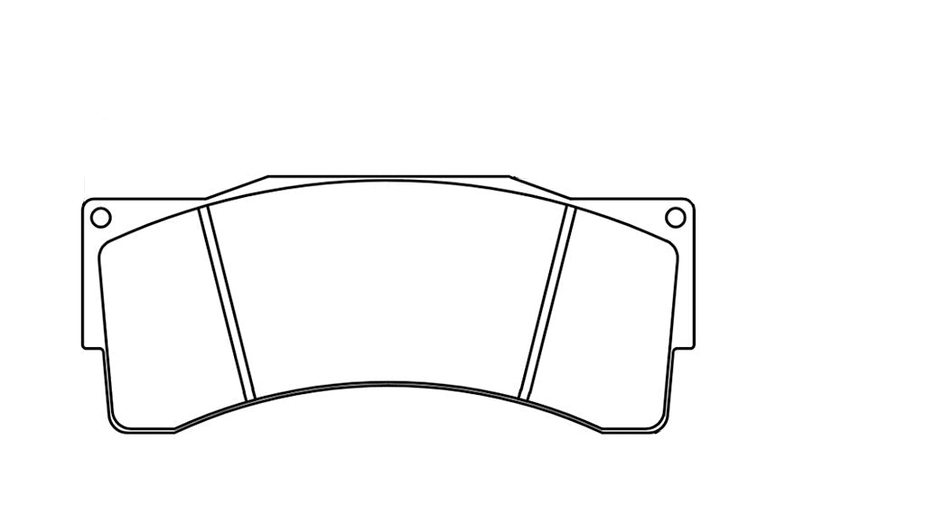 Pagid racing brakes pad shape no. 2688