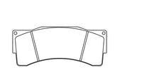 Thumbnail for Pagid racing brakes pad shape no. 2688