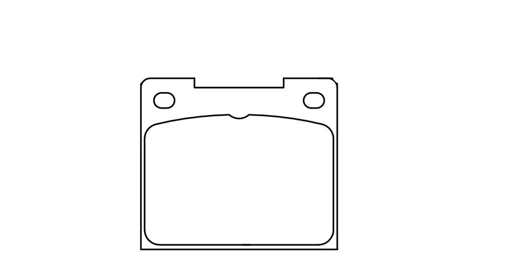 Pagid racing brakes pad shape 3102