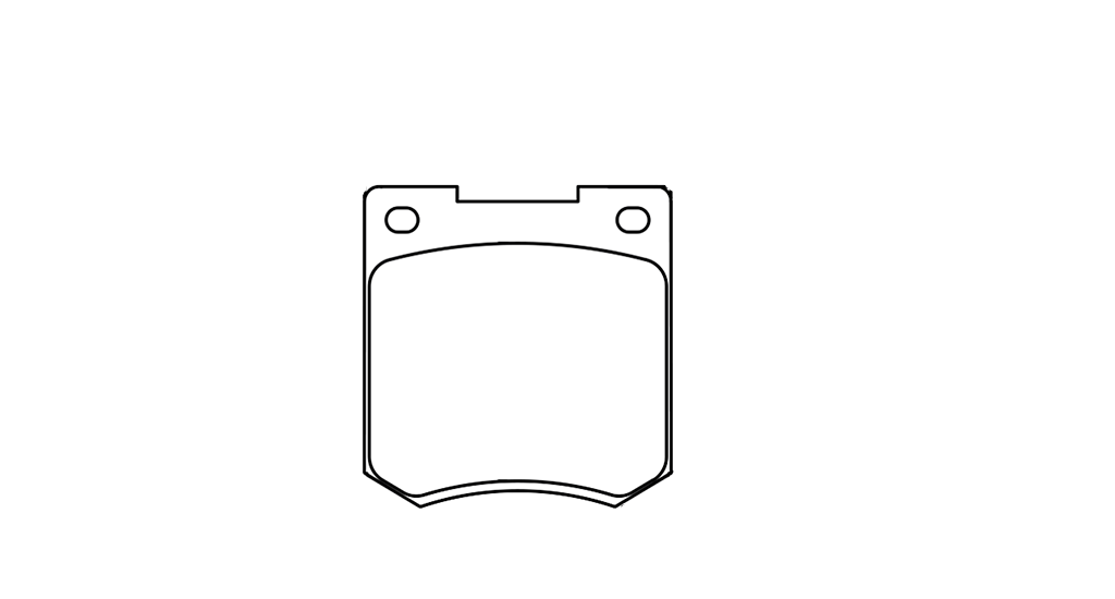 Pagid racing brakes pad shape 3190 Image