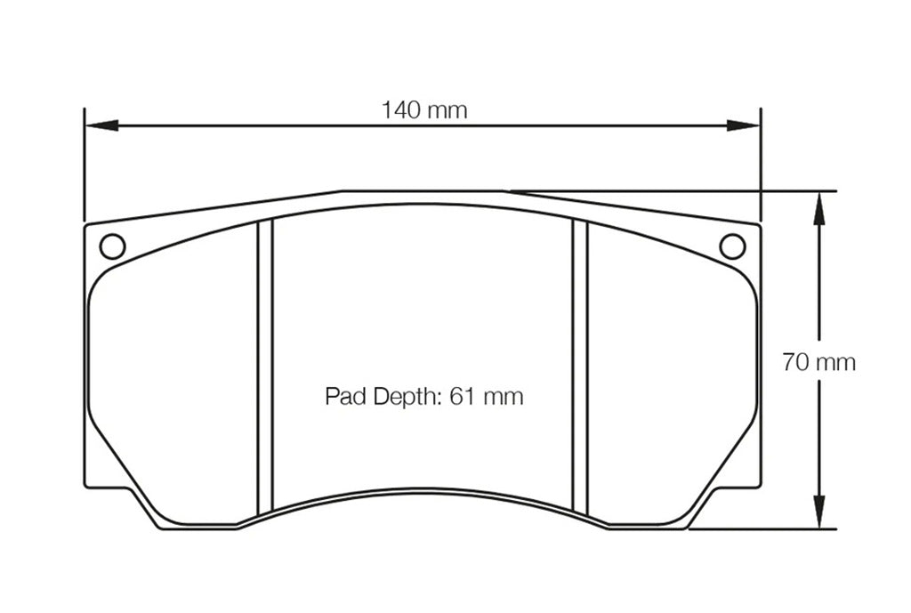 Pagid Racing Brake Pads No. 3277 | Front