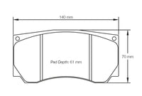 Thumbnail for Pagid Racing Brake Pads No. 3277 | Front