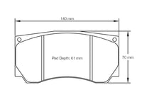 Thumbnail for Pagid Racing Brake Pads No. 3279 (Front)