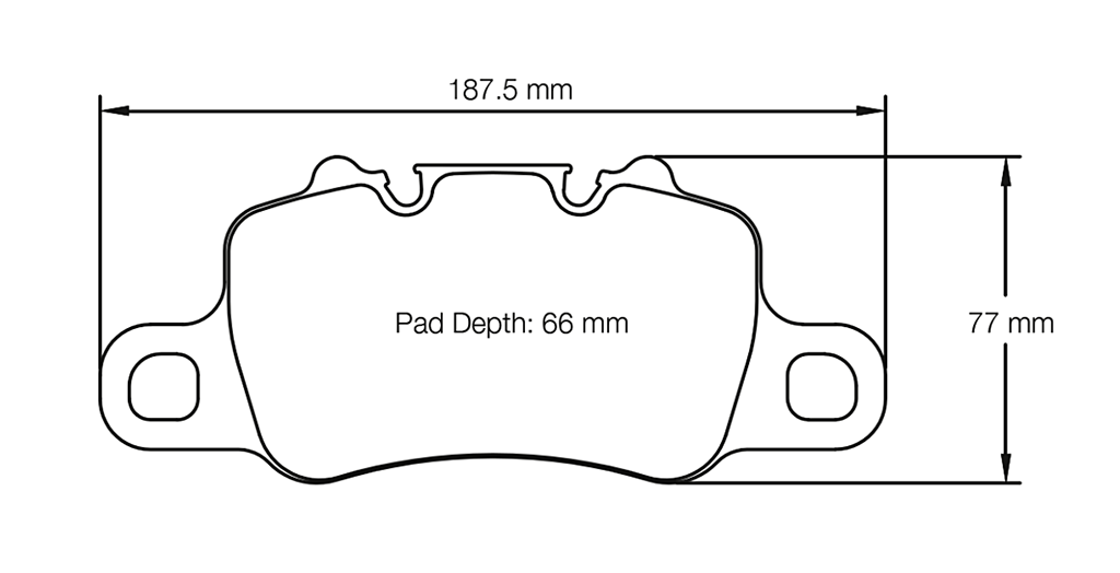 Pagid Racing Brake Pads No. 4925 (Rear)