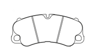 Thumbnail for Pagid-racing-brakes-pad-shape-4927_Image