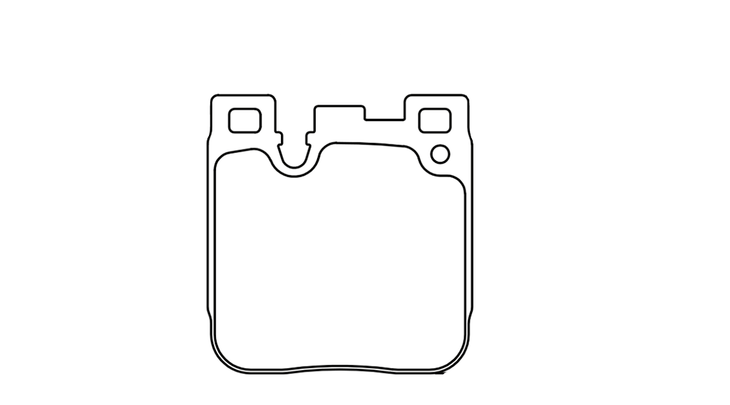 Technical drawing Pagid 4933 brake pad with dimensions labeled