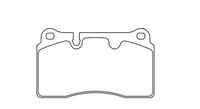 Thumbnail for Technical drawing of a Pagid 4943 brake pad with dimensions labeled