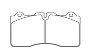 Thumbnail for Technical drawing of a Pagid 4945 brake pad with dimensions labeled