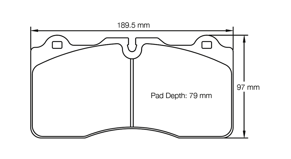 Pagid Racing Brake Pads No. 4945 (Front)