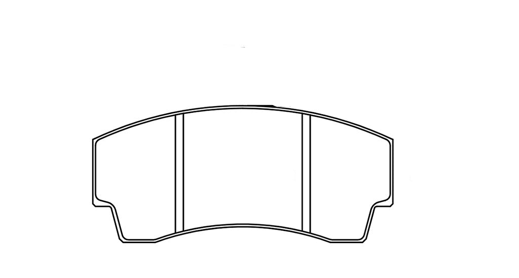Pagid racing brakes pad shape 2127 Image