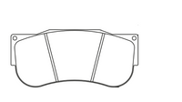 Thumbnail for Pagid 2560 Brake Pad Shape Image