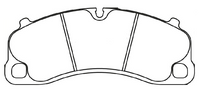 Thumbnail for Pagid_4924_Brake_Pad_shape_image