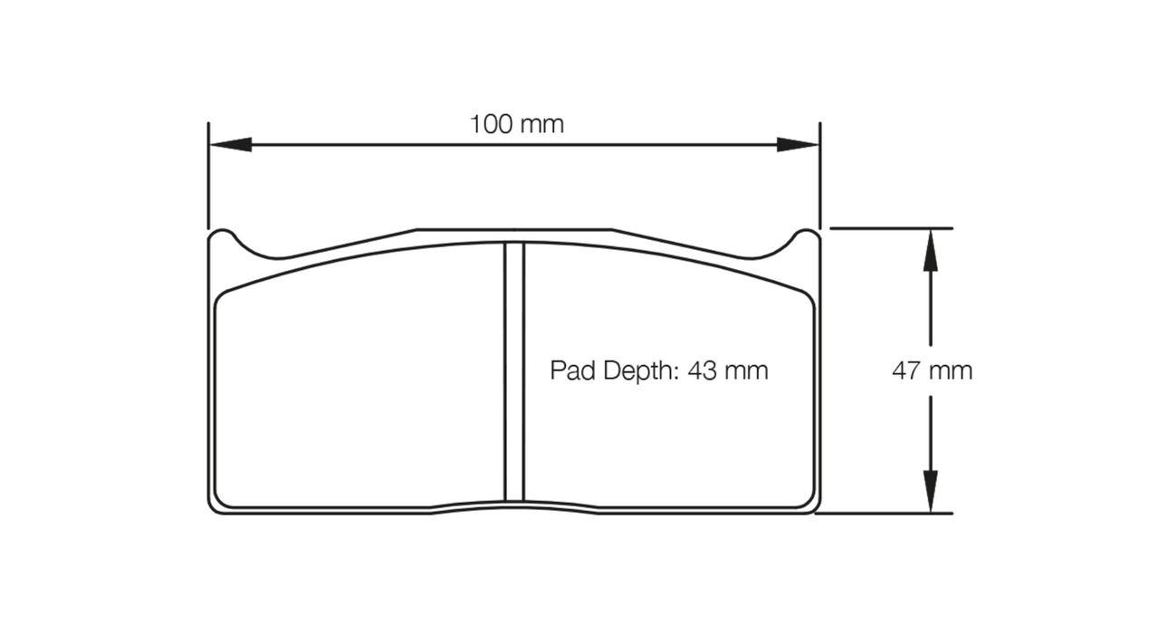 Pagid Racing Brake Pads No. 1283