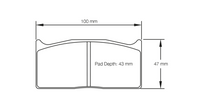 Thumbnail for Pagid Racing Brake Pads No. 1283