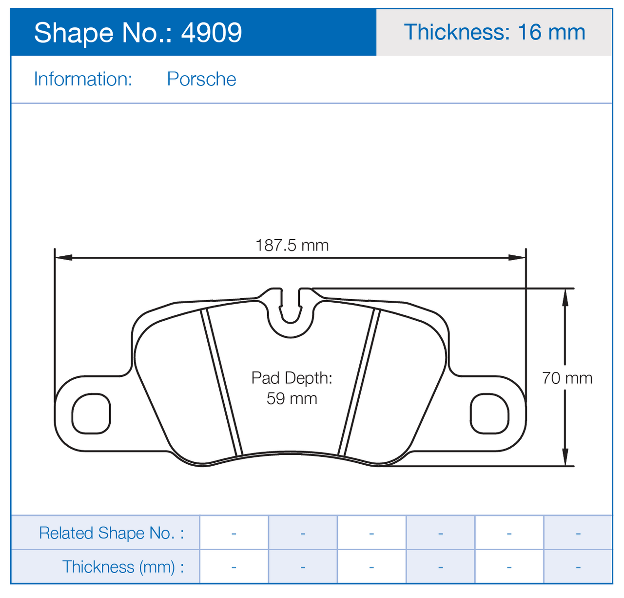 Pagid_brake_pad_4909_Sale_Image