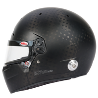 Thumbnail for Bell RS7 Ultra helmet side profile highlighting sleek composite design and precision visor cutout 