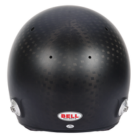 Thumbnail for Bell RS7 Ultra SA2025 helmet close-up of carbon weave shell and SmartLock visor mechanism 