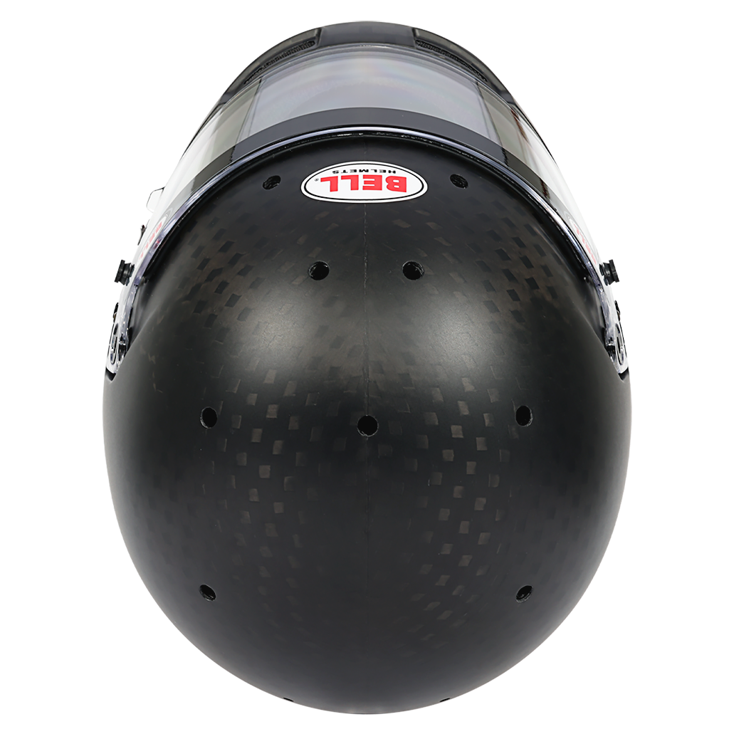 Bell RS7 Ultra racing helmet interior shot showing multi-density impact liner and comfort pads 