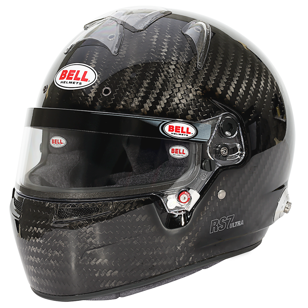 Bell RS7 ULTRA Carbon racing helmet featuring professional motorsport design