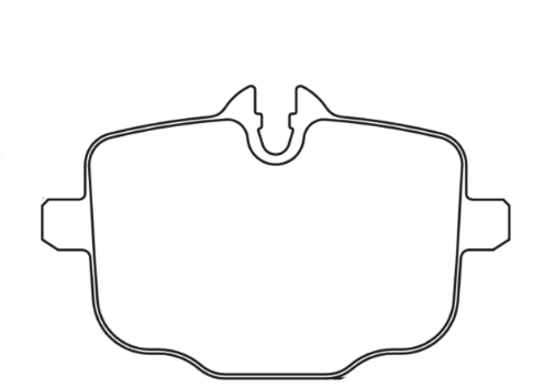 Technical dimension diagram of a brake pad showing measurements: 116 mm width, 73 mm height, and pad depth of 63 mm, with black line art on a white background.