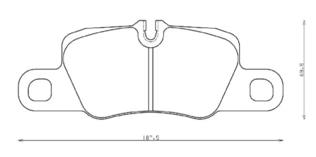 Race Technologies RE10 Brake Pad - 2425.16.RE10 (Rear)