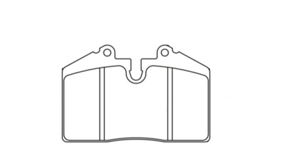 Race Technologies 1099 Brake Pad Shape Image