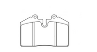 Thumbnail for Race Technologies 1099 Brake Pad Shape Image