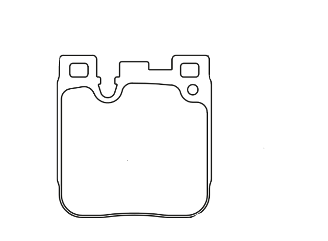 Race Technologies Brake Pad 2434 Rear-shape Image