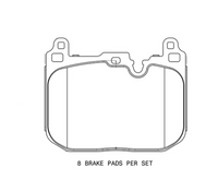 Thumbnail for Technical dimension diagram of Race Technologies P1017 brake pads showing measurements 114.7, 91.