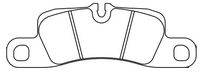 Thumbnail for Race Technologies P1116 Brake Pad Shape Image
