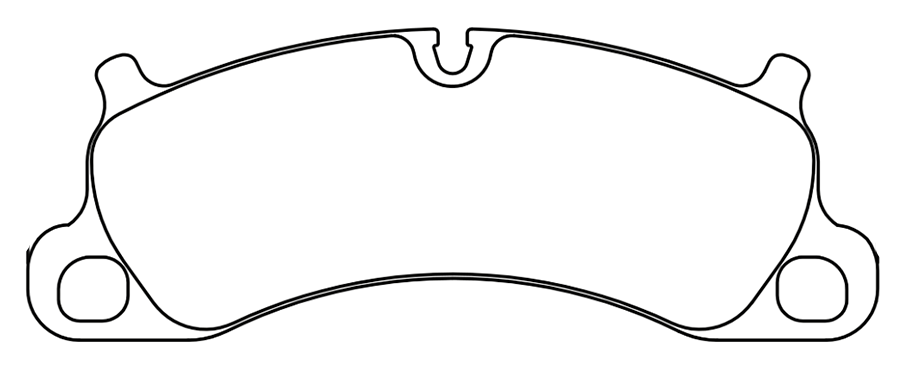 Race Technologies P1119 / 2424 Brake pad Shape Image