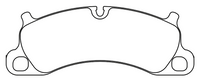 Thumbnail for Race Technologies P1119 / 2424 Brake pad Shape Image