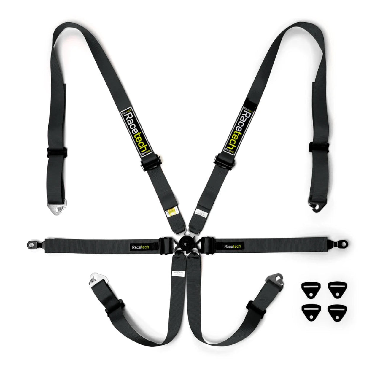 Racetech Pro International 6 Point Lightweight GT Harness Porsche Style