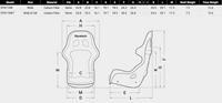 Thumbnail for Racetech RT8119W Racing Seat