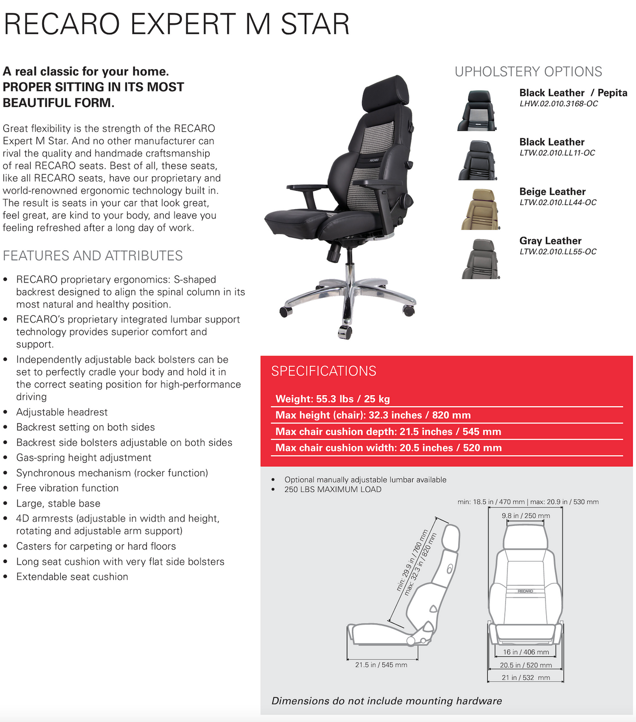 Recaro-Expert-M-Star-Lifestyle-Seat-Sale-Image