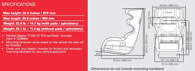 Recaro-P1300-GT-LW-_Light-Weight_-Racing-Seat-Dimensions-image