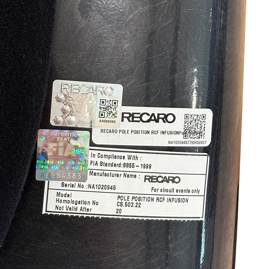 Recaro Pole Position RCF Infusion Limited Edition | Set of Two Racing Seats