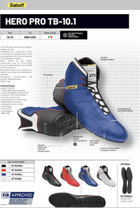 Thumbnail for Sabelt Hero Pro TB-10.1 Racing Shoes