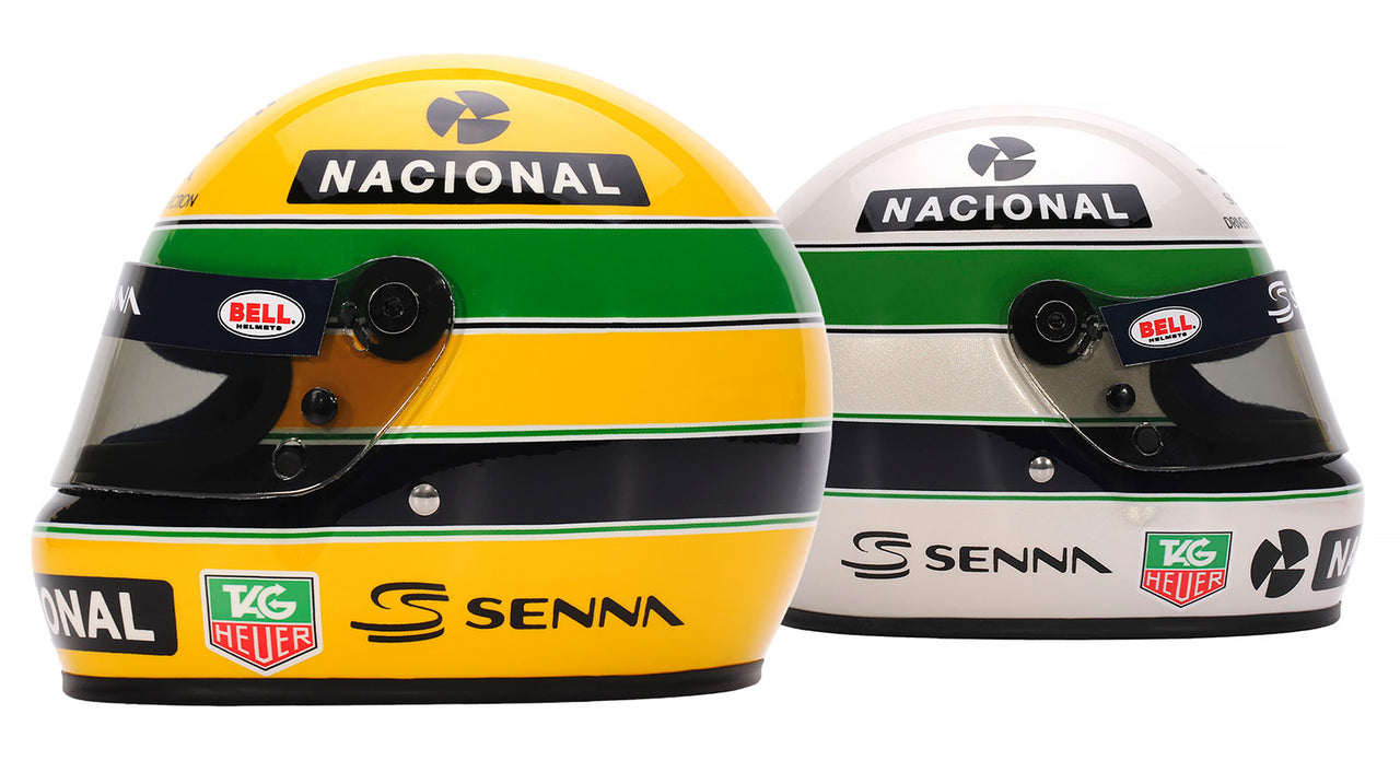 Bell 2024 Ayrton Senna 1:2 Scale Mini Helmet