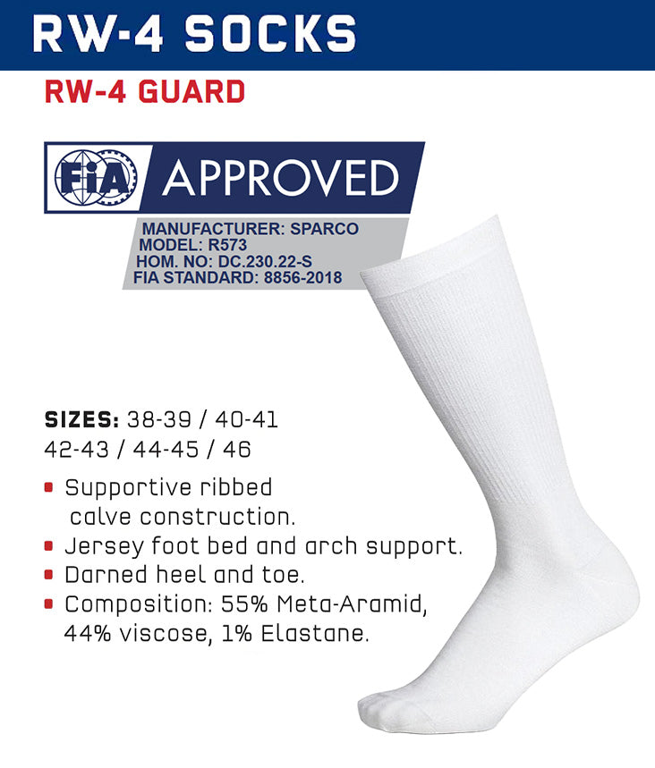 Sparco RW-4 Nomex Socks