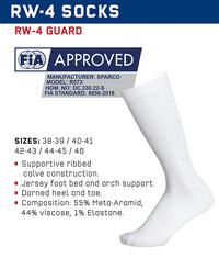 Thumbnail for Sparco RW-4 Nomex Socks