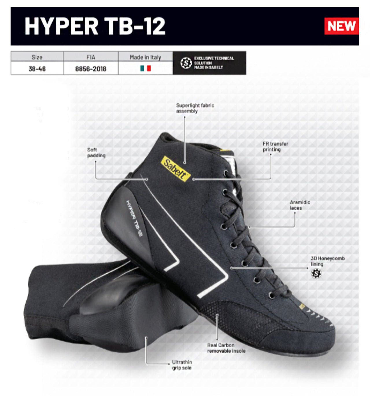 Sabelt Hyper TB-12 Race Shoe