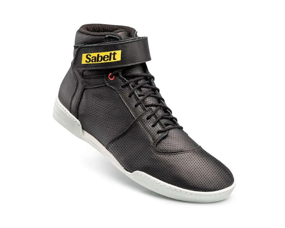 Sabelt Laser TB 3 Shoes Black yellow 'Sabelt' logo on a white background