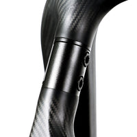 Thumbnail for Close detail of seamless finish on SilverRocket carbon fiber roll cage joints

