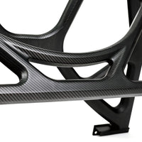 Thumbnail for High-strength carbon fiber weave detail of SilverRocket 992 roll cage

