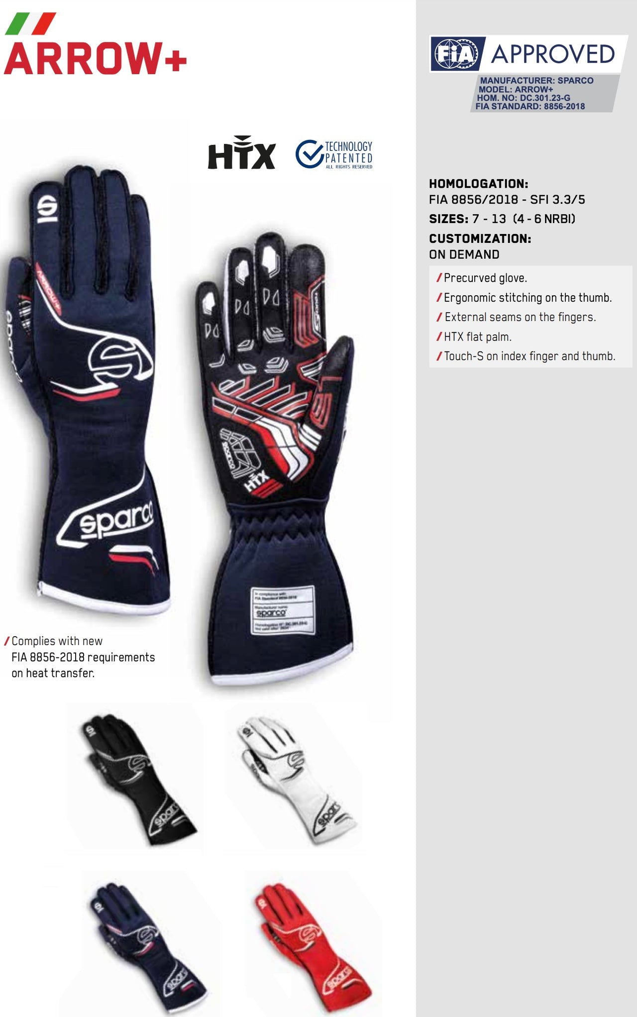 Sparco-Arrow_-Race-Glove-Sale-Image