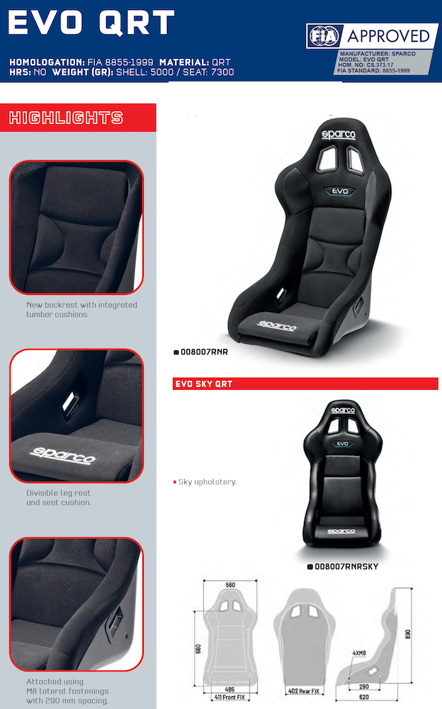 Sparco-Evo-QRT-Race-Seat-Sale-Image