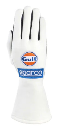 Thumbnail for Sparco-Gulf-Race-Gloves-White-Image