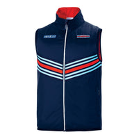 Thumbnail for Front view of Sparco Martini Frame Vest in navy with embroidered logos and quilted design-image