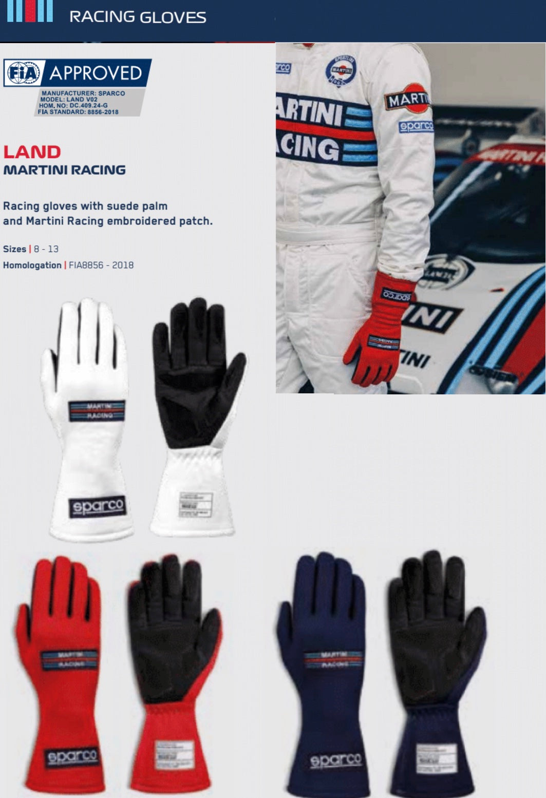 Sparco-Martini-Lap-Race-Glove-Sale-Image